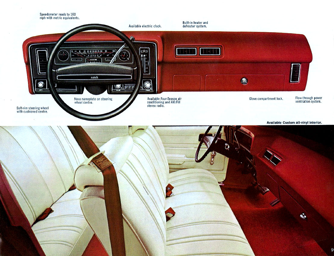 1975 Chevrolet Nova and Concours Canadian Brochure Page 6